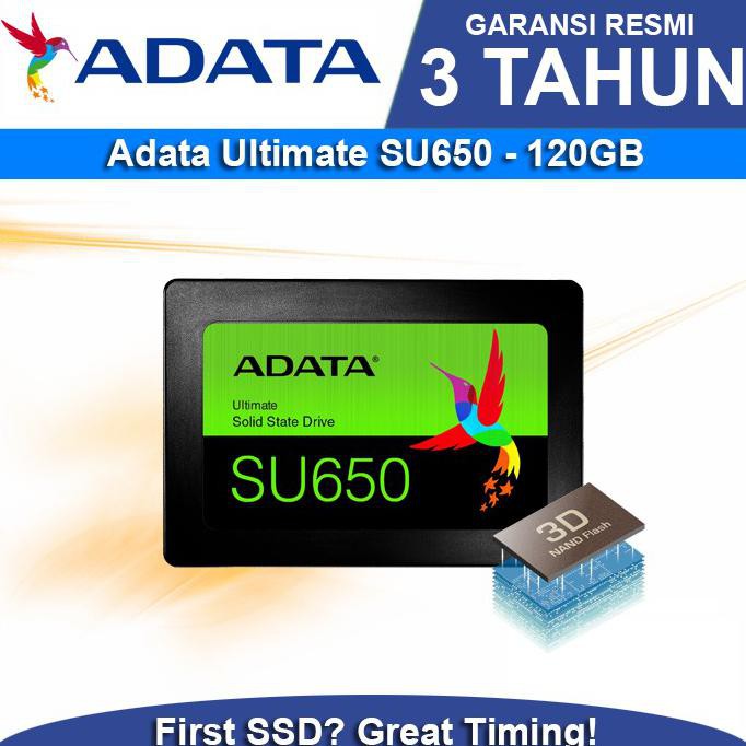 Ổ Cứng Ssd ADATA SU650 ULTIMATE 120GB SATA 3-2.5 "