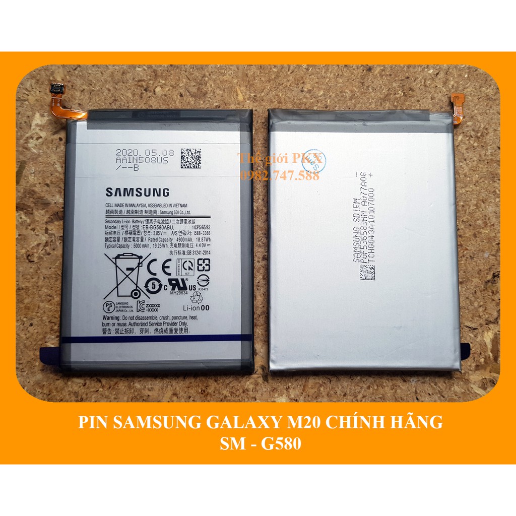 Pin Samsung Galaxy M20 zin công ty M205