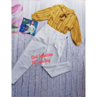 Quần baggy trắng