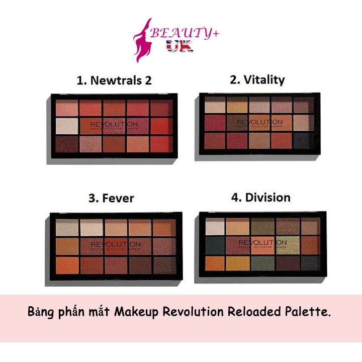 Bảng phấn mắt Makeup Revolution Reloaded Palette