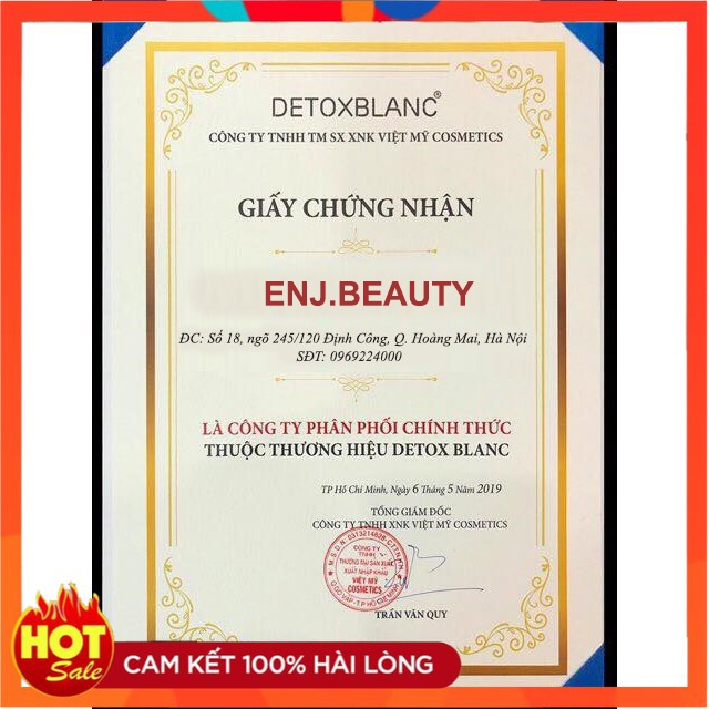 Serum nám detox blanc số 12 hàng chuẩn mẫu mới nhất hộp 40ml -ENJ