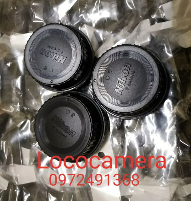 Set 3 bộ cap body+cap sau lens ngàm Nikon F mẫu đời mới