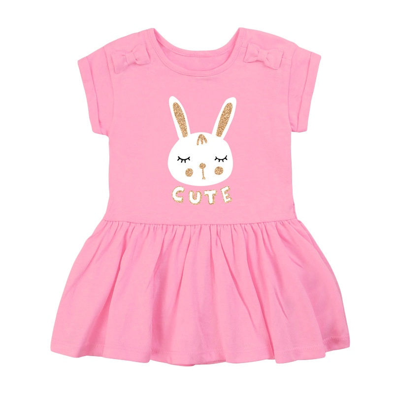 Mã Q318 váy hồng hình thỏ cute của Little Maven cho bé gái