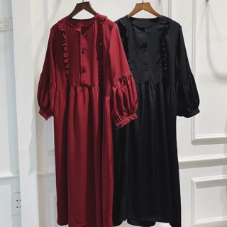 Đầm babydoll bèo dáng dài