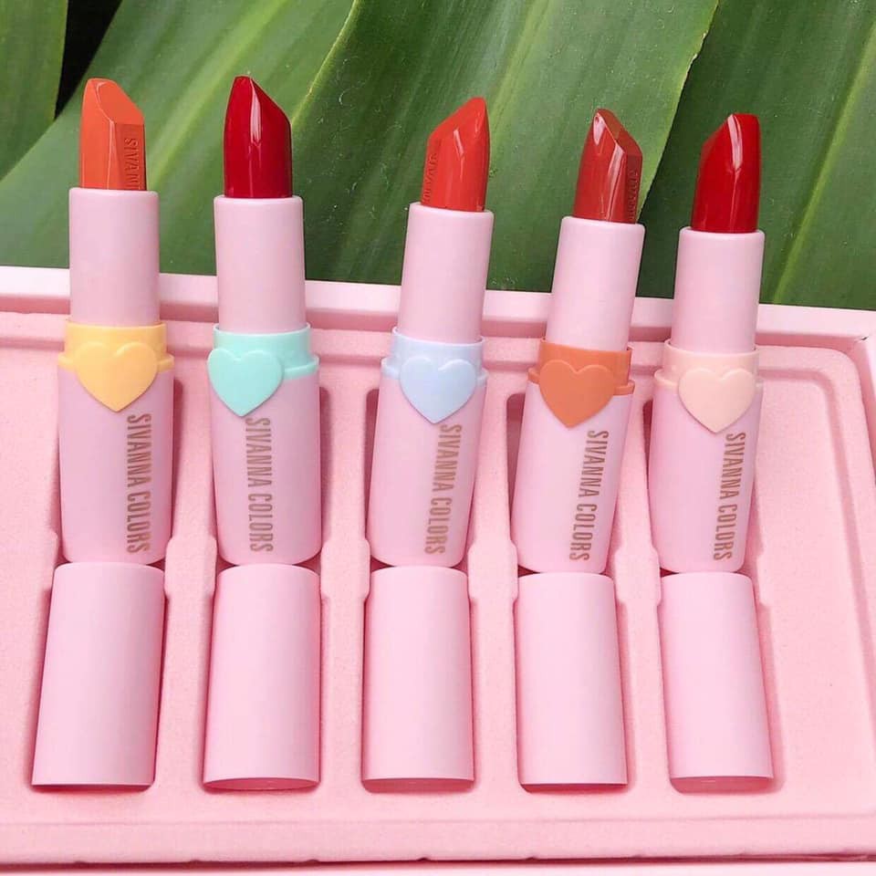 Set 5 thỏi son Sivanna Color Unicorn Chính Hãng