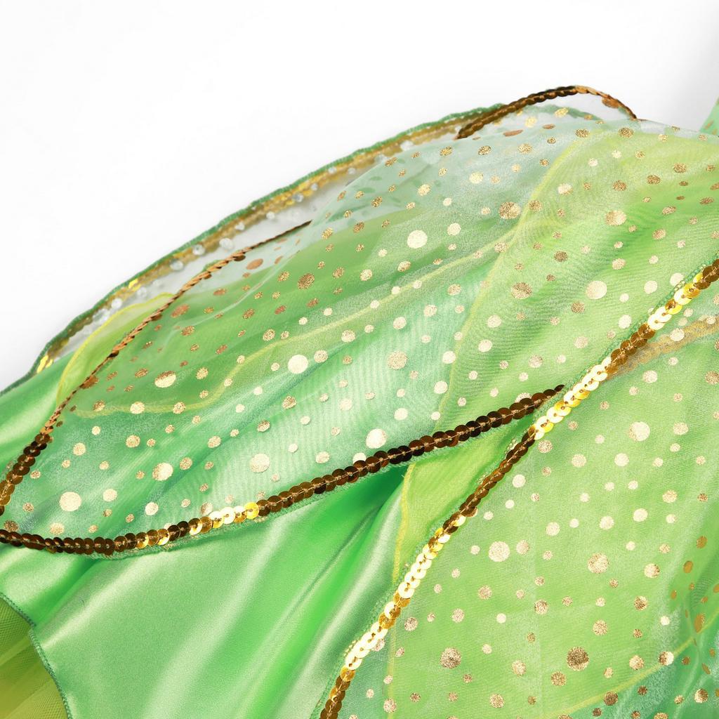 Đầm Công Chúa Tinker Bell Màu Xanh Lá Cây Dành Cho Bé Gái