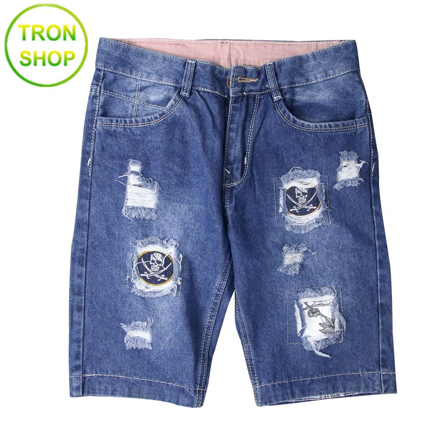 Quần short nam jean TS648  vải bền đẹp Tronshop chuyên quần nam