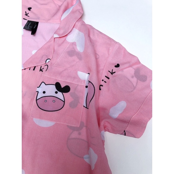 BỘ PIJAMA TOLE TAY NGẮN QUẦN LỬNG 47-68kg