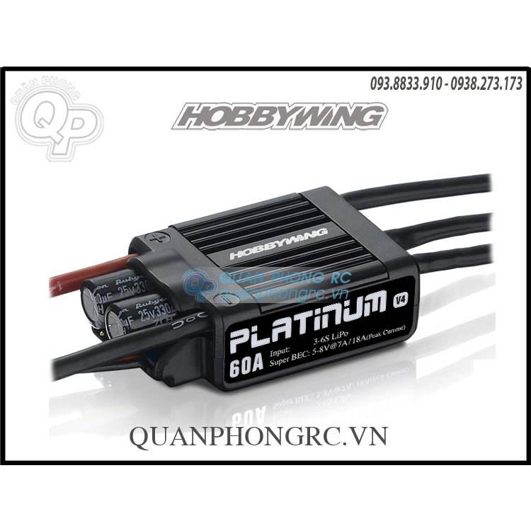 ESC Hobbywing Platinum V4 60A