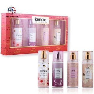 Set 4 chai xịt thơm Kensie Body Mist 100ml