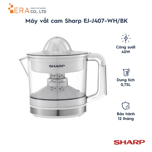 Máy vắt cam Sharp EJ-J407-WH/BK