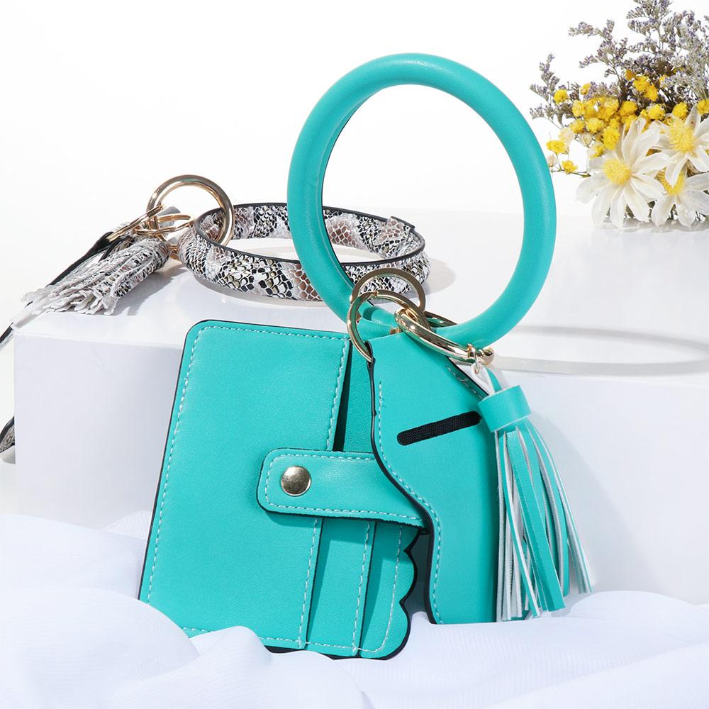 UUMIR Ví Vòng Tay Da PU Phối Tua Rua Thời Trang Cho Nữ