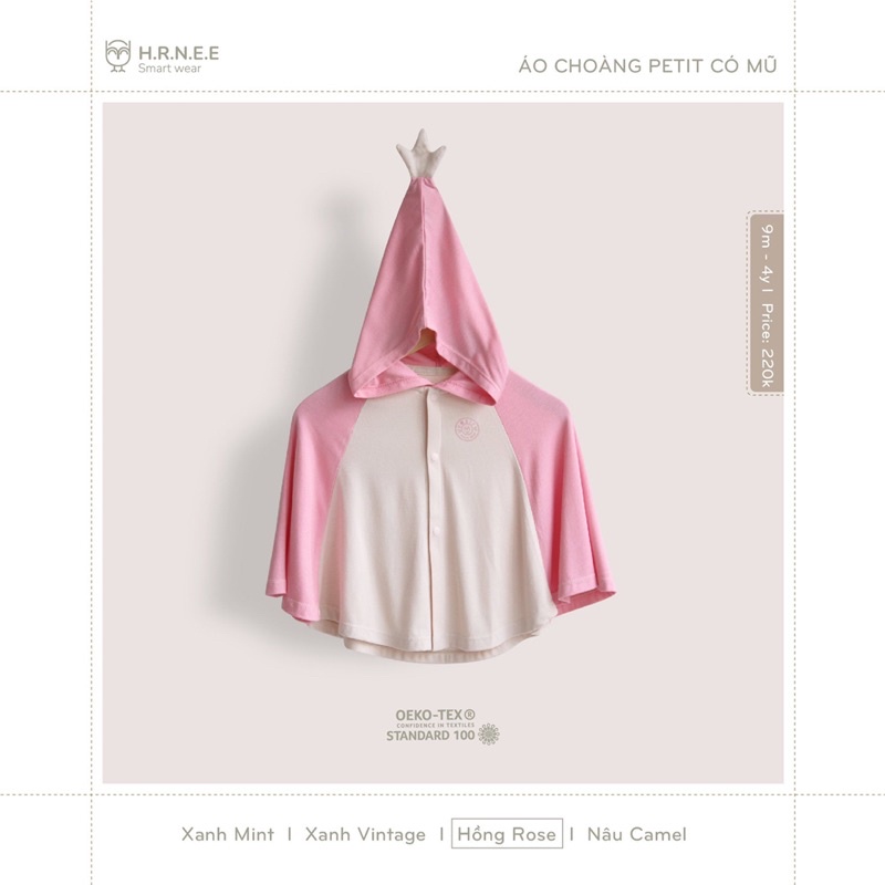 ÁO CHOÀNG CÓ MŨ H.R.NEE 2022