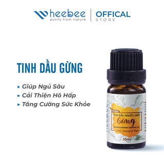 Tinh dầu Gừng Heebee 100% thiên nhiên, nguyên chất 10ml