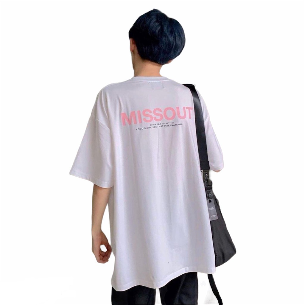 [Mã SKAMA06 giảm 8% tối đa 50K đơn 250K] Áo Thun MISSOUT ( hình thật - form unisex ) | BigBuy360 - bigbuy360.vn