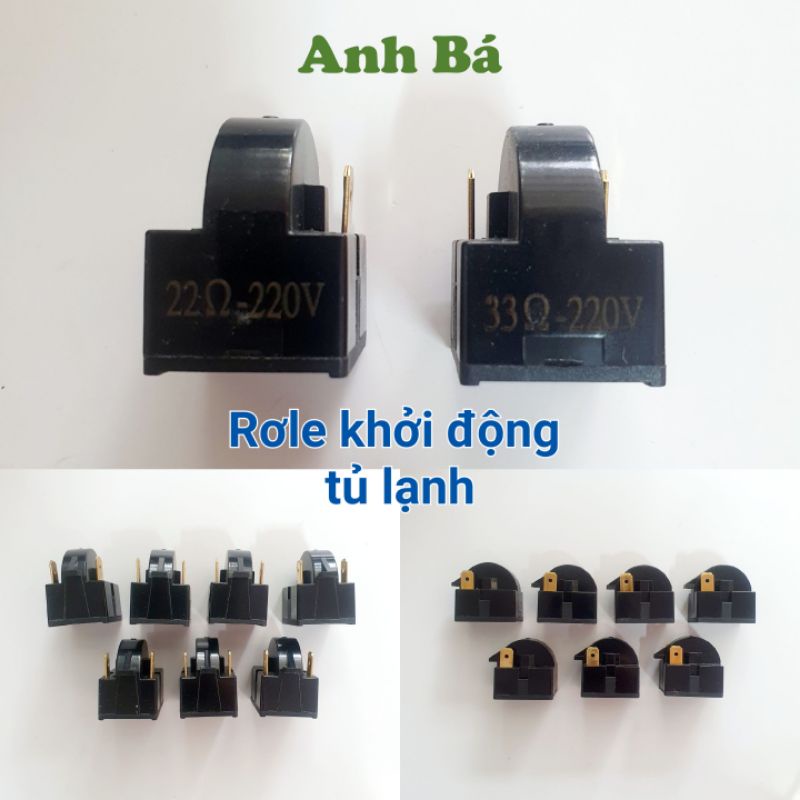 Rơle khởi động tủ lạnh 22 ôm, 33 ôm