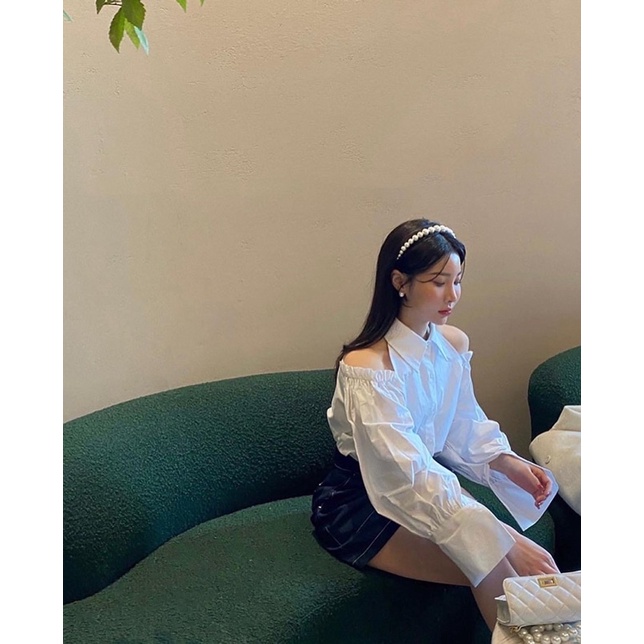 Áo sơ mi khoét vai kiểu korea ( HÀNG LOẠI 1)(MS2641) | BigBuy360 - bigbuy360.vn