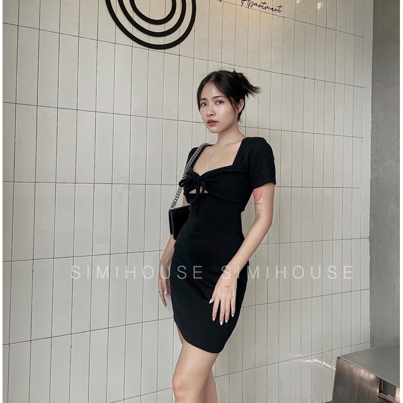 VÁY BODY THUN GÂN NƠ NGỰC
