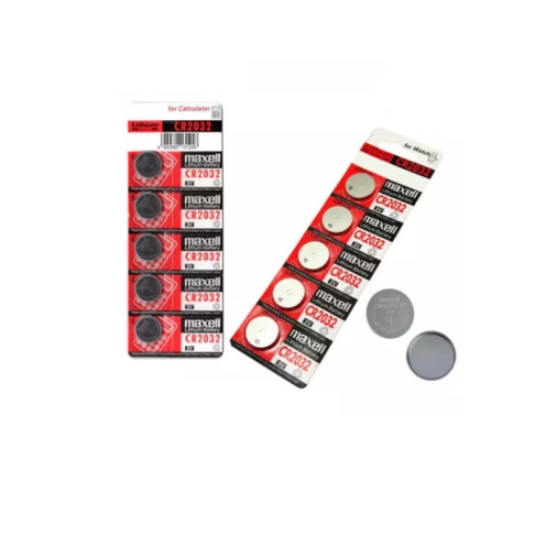 Vỉ 5 viên pin CMOS CR2032 Maxell Lithium Battery 3V