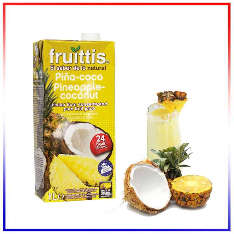 Nước ép Thơm Dừa Fruittis 1L - Fruittis Pineapple - Coconut
