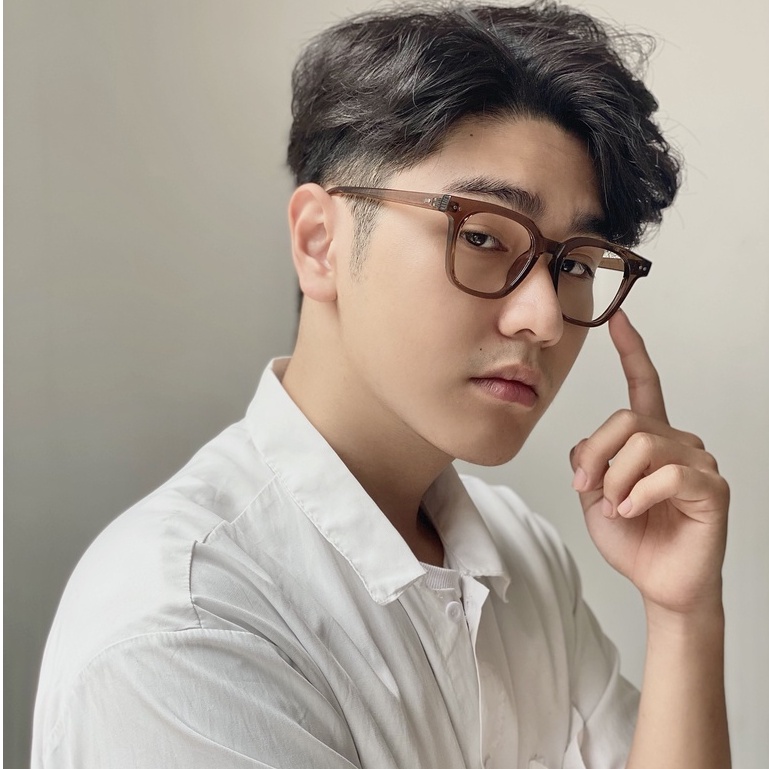 Kính gọng vuông nam nữ LILYEYEWEAR chất liệu nhựa cứng cáp thời trang Hàn Quốc SS N-01 2206