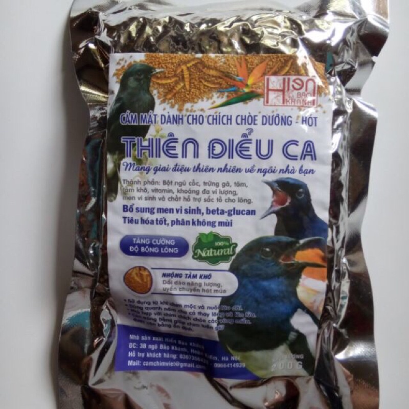 Cám chim chích choè Thiên Điểu Ca - Hiển Bảo Khánh -200g