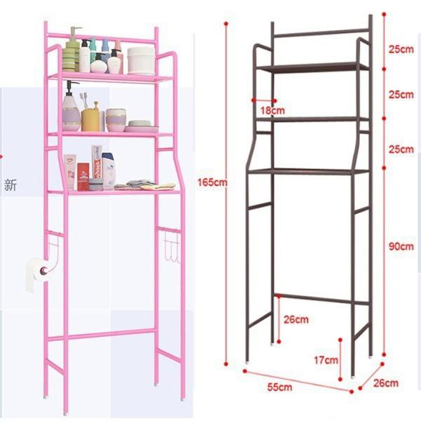 KỆ ĐỂ ĐỒ NHÀ VỆ SINH, NHÀ TẮM MÀU HỒNG