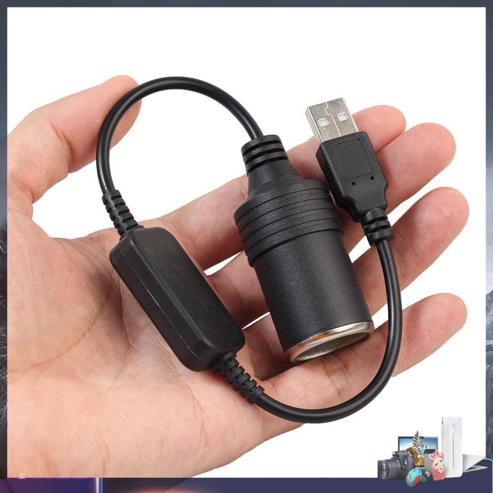 Củ Sạc Chuyển Đổi Từ 5v Usb Male Sang 12v Cho Xe Hơi