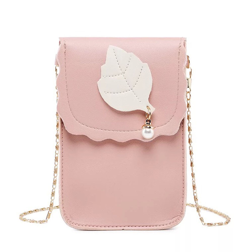 Túi lá đeo chéo dọc mini đựng điện thoại di động - RiBi Shop