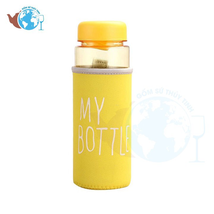 Bình nước thủy tinh MY BOTTLE có VỎ BỌC