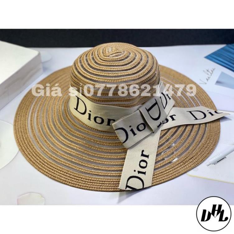 Mũ bo cói nơ chữ du lịch đi biển