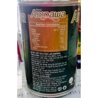 Nước cốt dừa Thái Lan Ampawa lon (400ml)