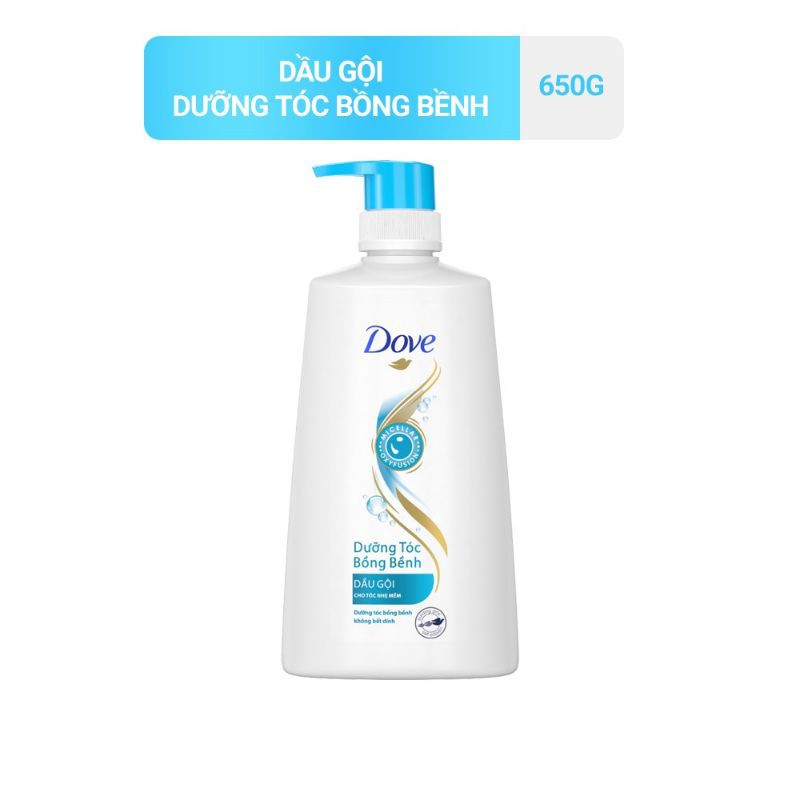 (BIG SALE) Dầu gội Dove Dưỡng tóc bồng bềnh/Phục hồi hư tổn 640g