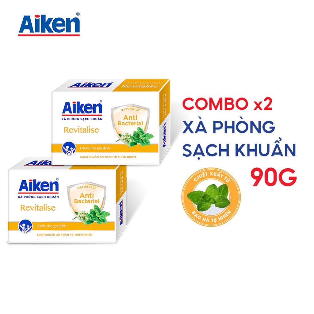 Aiken - Combo gia đình sạch khuẩn bạc hà số 4