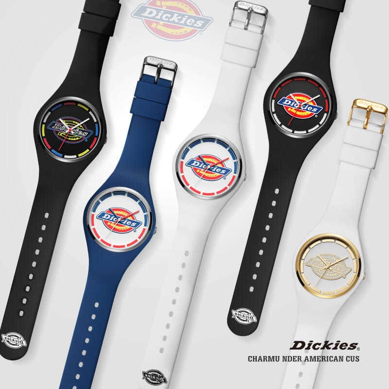 Đồng Hồ Quartz Dickies Dây Đeo Silicon CL-102