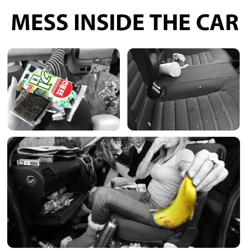 Thùng rác xe hơi ABS màu đen đa năng cho Suzuki Vitara Swift Xl7 Presso Dzire Jimny Ciaz Celerio Ertiga