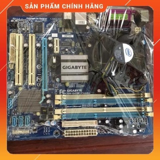 Combo main gigabyte g41 ddriii socket 775+2gb+e5300+quạt+fe