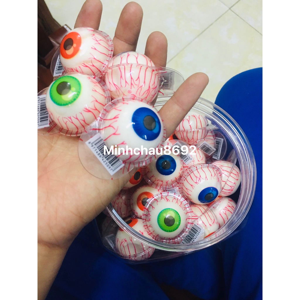 Kẹo dẻo con mắt siêu to CÓ NHÂN - 1 viên
