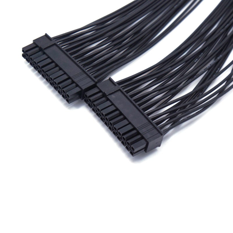 Dây Cáp Nguồn Mở Rộng 24 Pin ATX 1 Sang 2 24P