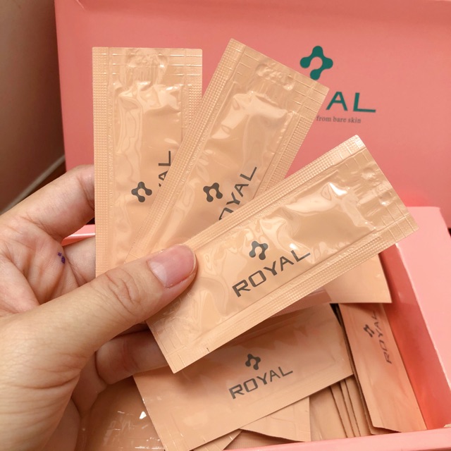 Serum Nhau Thai Cuống Rốn Royal (1 gói) Dưỡng Ẩm, Làm Sáng Da, Săn Chắc, Trẻ Hóa Và Thu Nhỏ Lỗ Chân Lông Chính Hãng
