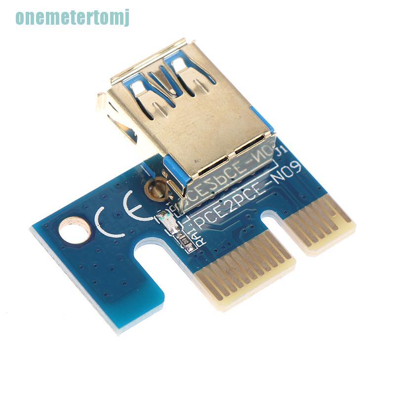 Card Mở Rộng Ver009S Usb 3.0 Pci-E Riser Express 1x Sang 16x Cho Btc Mini