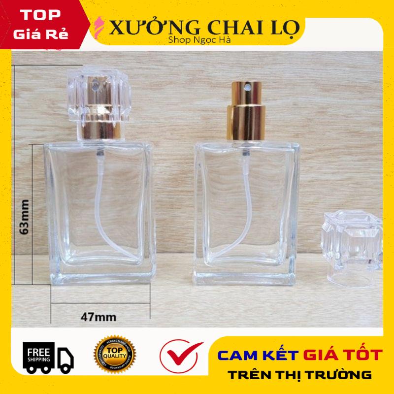 Lọ Chiết Nước Hoa ❤ GIÁ RẺ NHẤT ❤ Lọ chiết nước hoa 30ml Nút Lục Giác đựng dầu thơm , phụ kiện du lịch