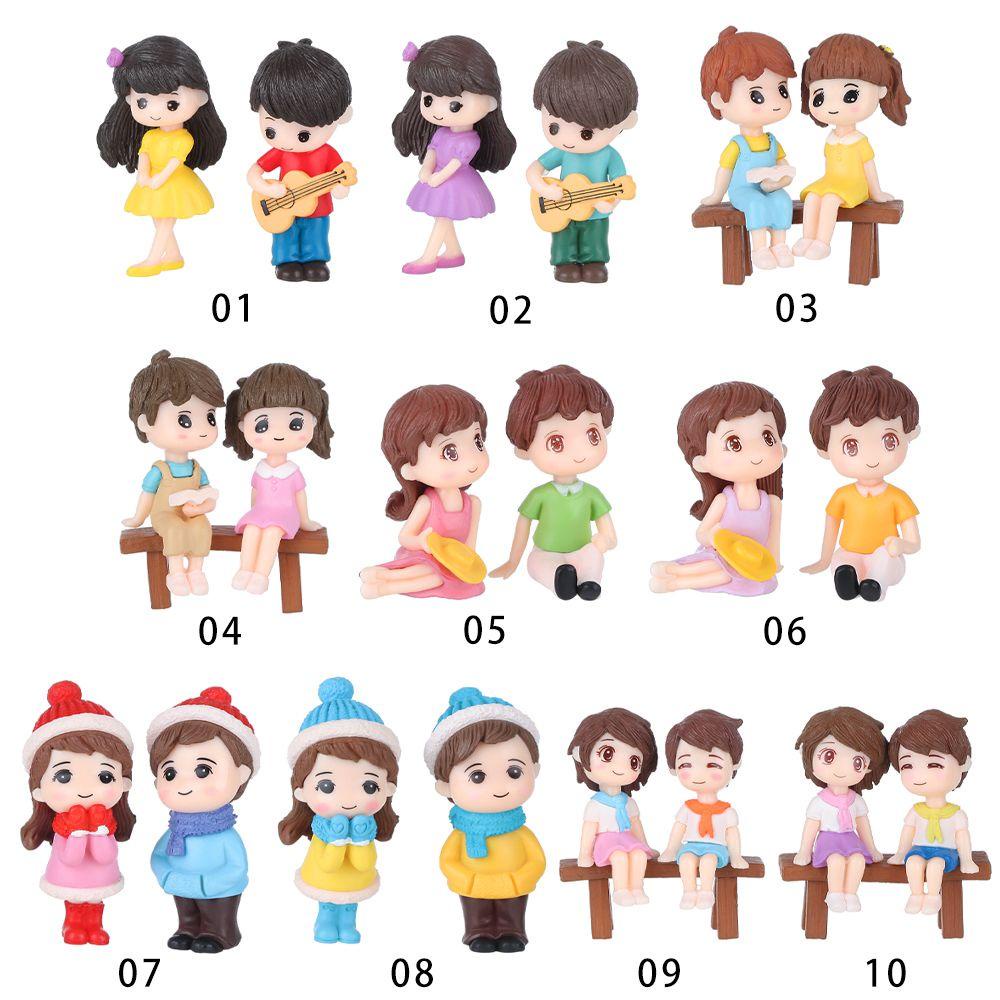 Mô Hình Cặp Đôi Xinh Xắn Cho Trang Trí Vườn Nhà