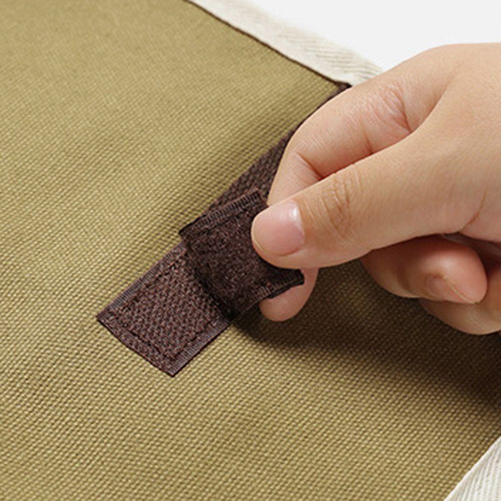 Túi Cuộn Đựng Dụng Cụ Ăn Uống Bằng Vải Bạt Di Động Đa Ứng Dụng