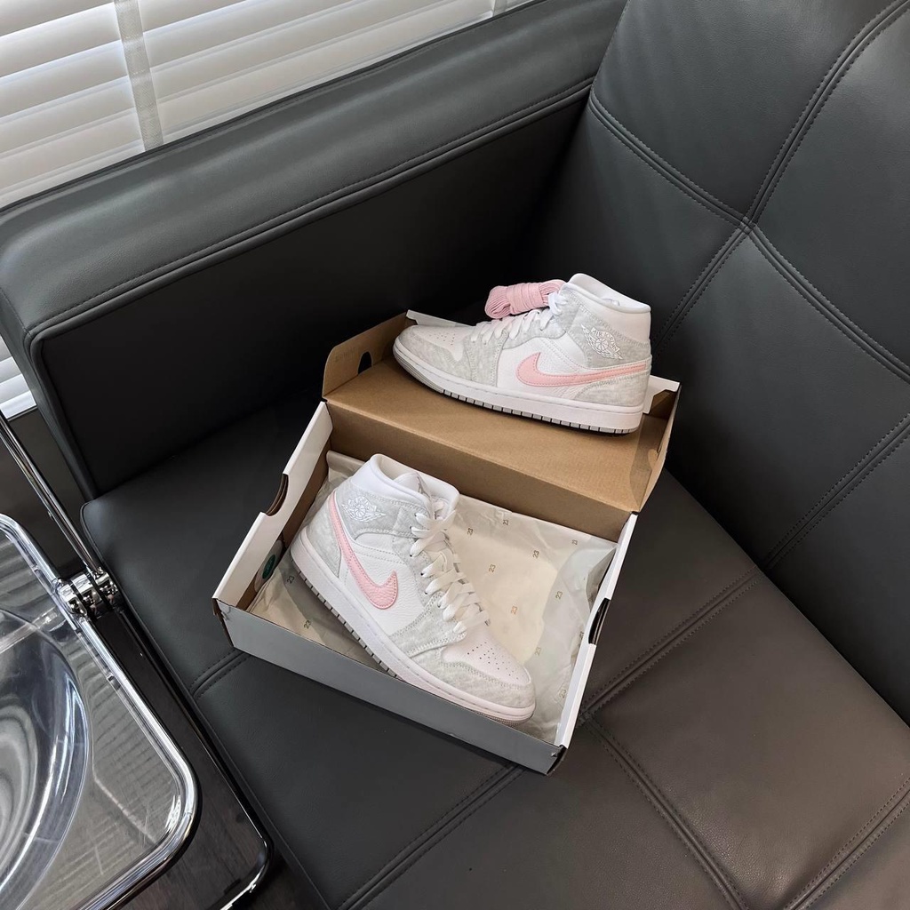 GIÀY NIKE AIR JORDAN 1 MID SE LIGHT IRON ORE