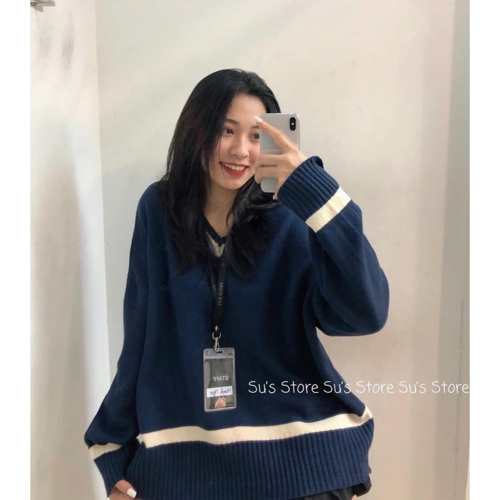 [HÀNG QC, SẴN] ÁO LEN DÀY DẶN, 2 LỚP, FORM RỘNG THOẢI MÁI >65KG | BigBuy360 - bigbuy360.vn