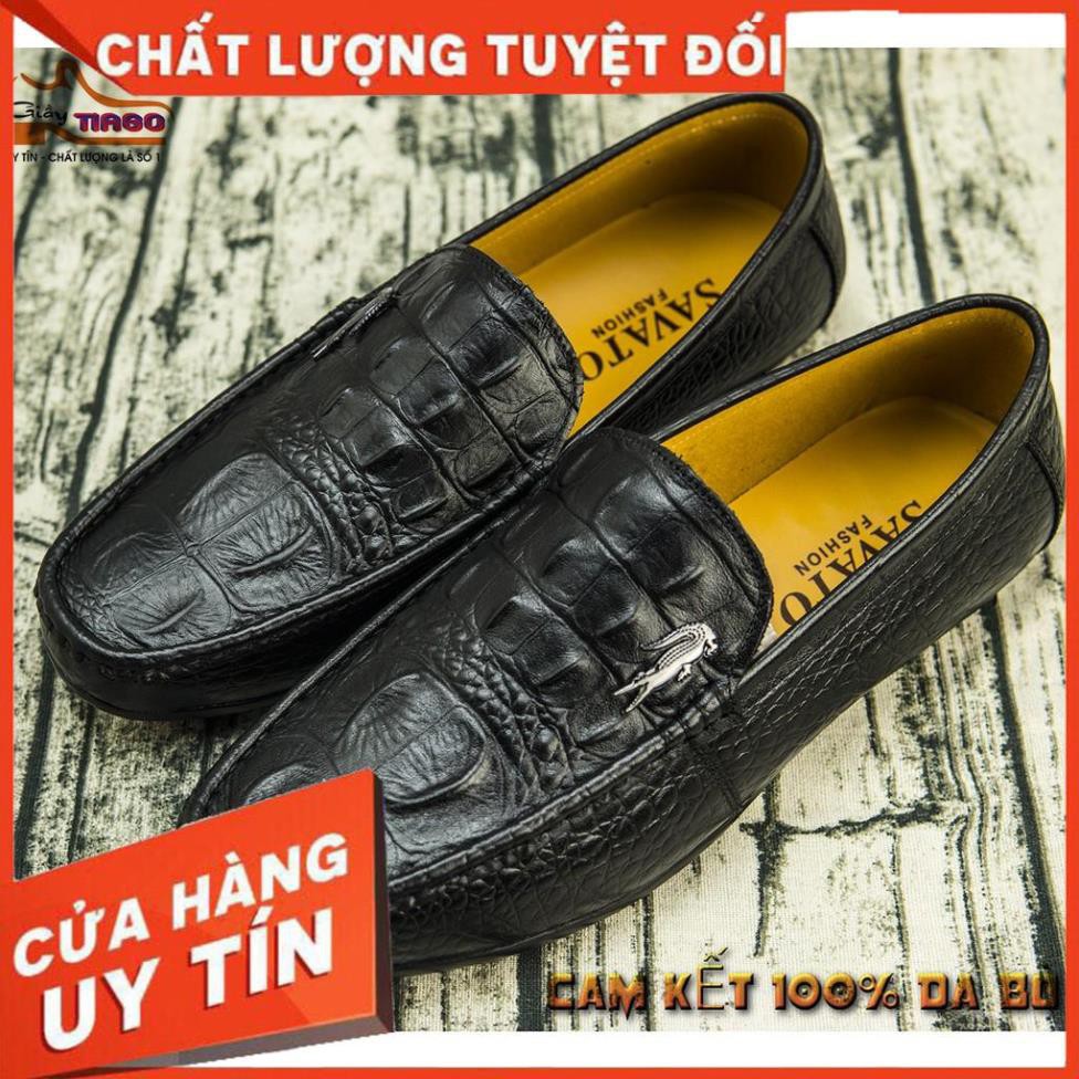 Xả Hàng Giày lười nam da bò| Bảo hành 12 tháng [CS02]