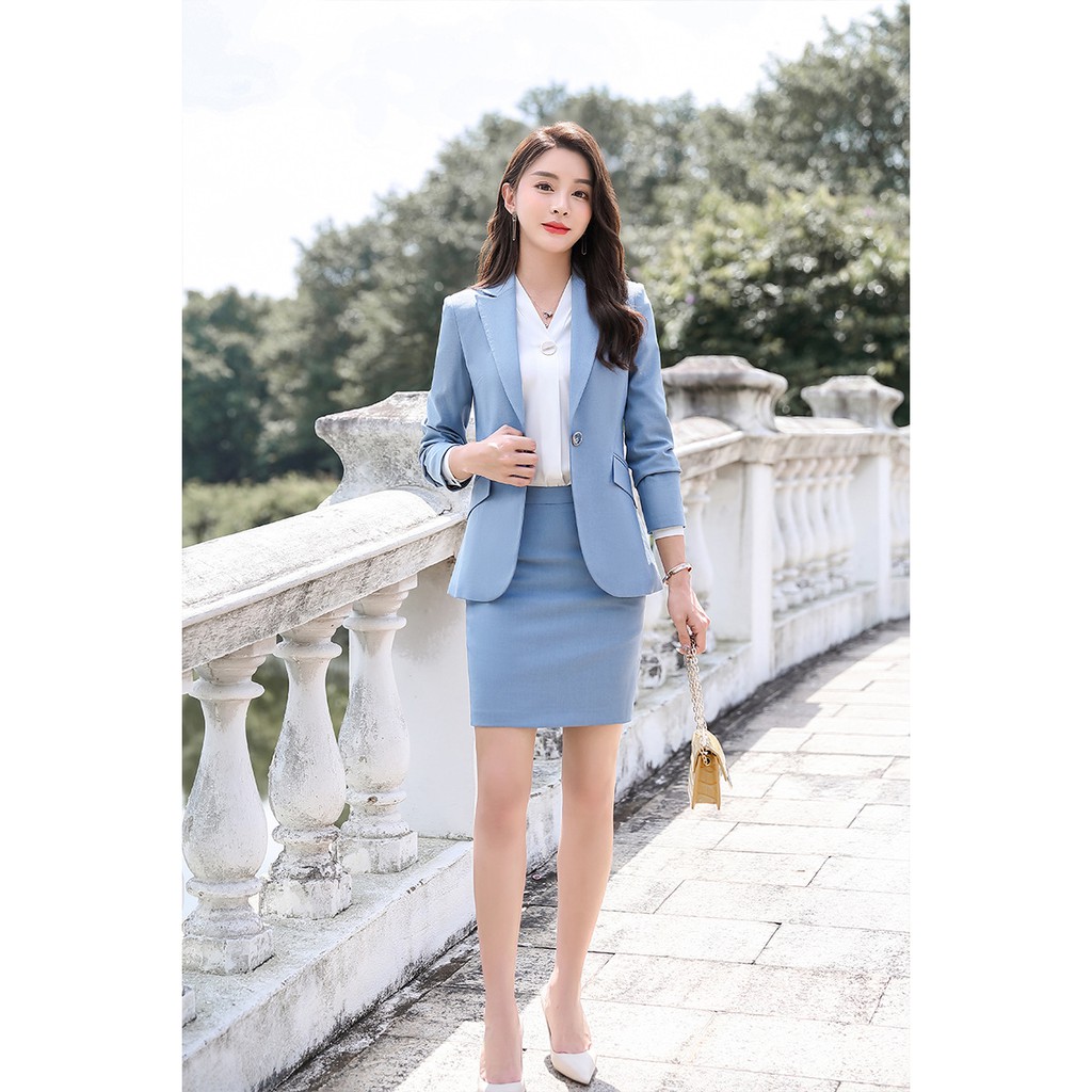 SET NGUYÊN BỘ ÁO VEST VÀ CHÂN VÁY