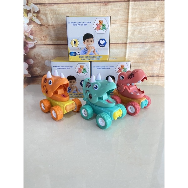 Đồ Chơi Xe Khủng Long Chạy Trớn Cho Bé - giao ngẫu nhiên