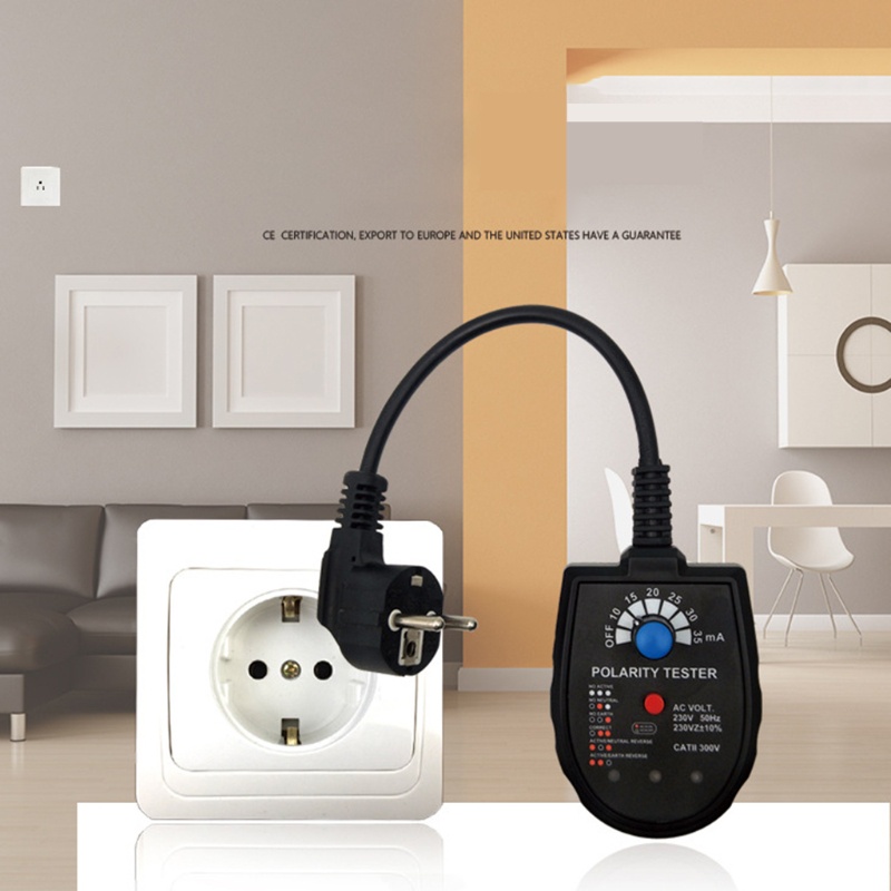 Thiết Bị Kiểm Tra Ổ Cắm 3 Pha Phát Hiện Rò Rỉ RCD